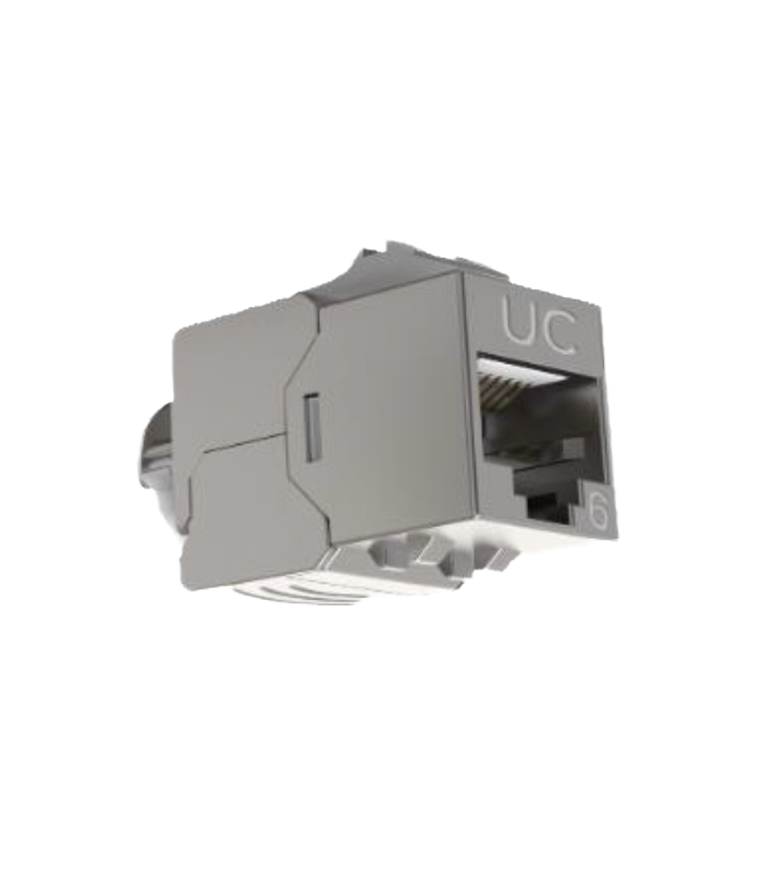 DRAKA UCCONNECT HD CAT.6 UTP Keystone Jack 180 Tool-Less White