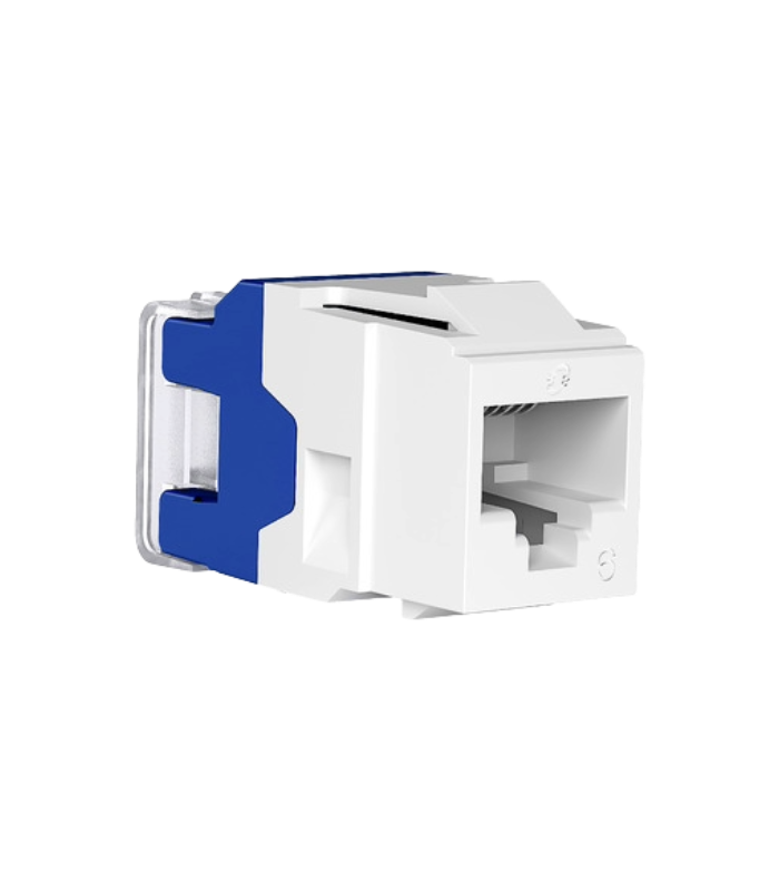 CAT 6 UTP Keystone White Non Shuttered