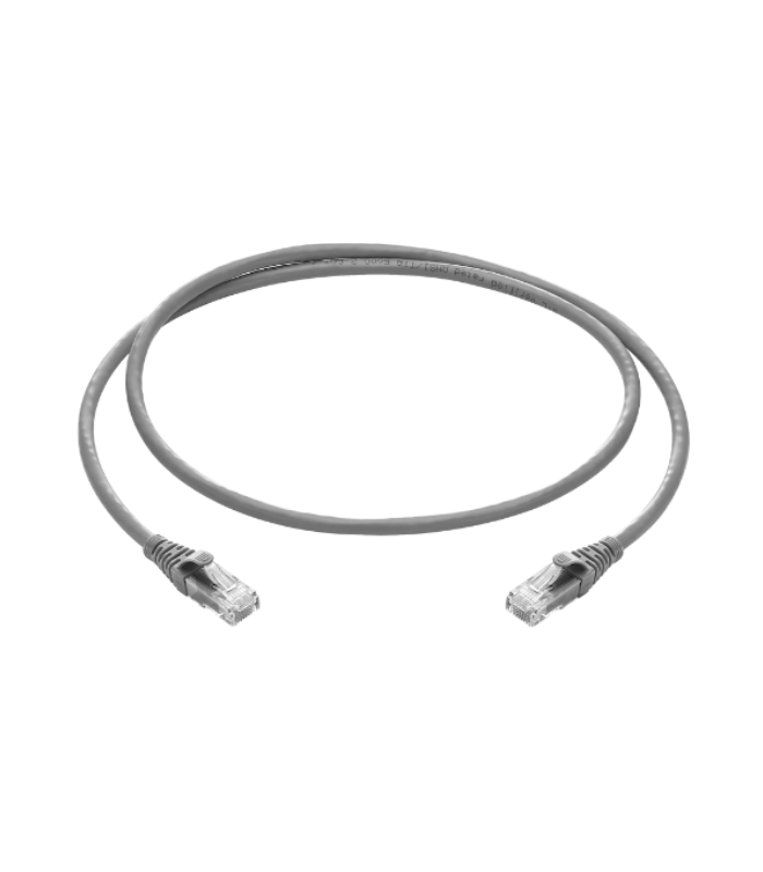 XCELL UTP Cable CAT 6 Grey 24 AWG PVC Jacket, 1 Meter Patch Lead