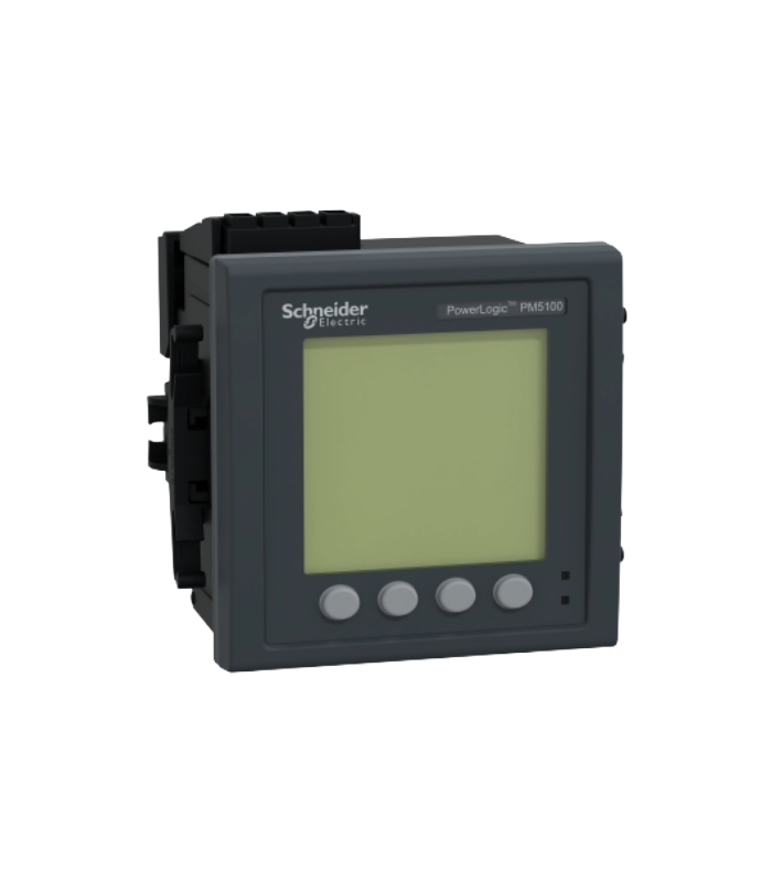 PM5100 Meter, without communication, up to 15th H, 1DO 33 alarms METSEPM5100 - PM5100 POWER METER 15th HAR THD CL0.5 1D